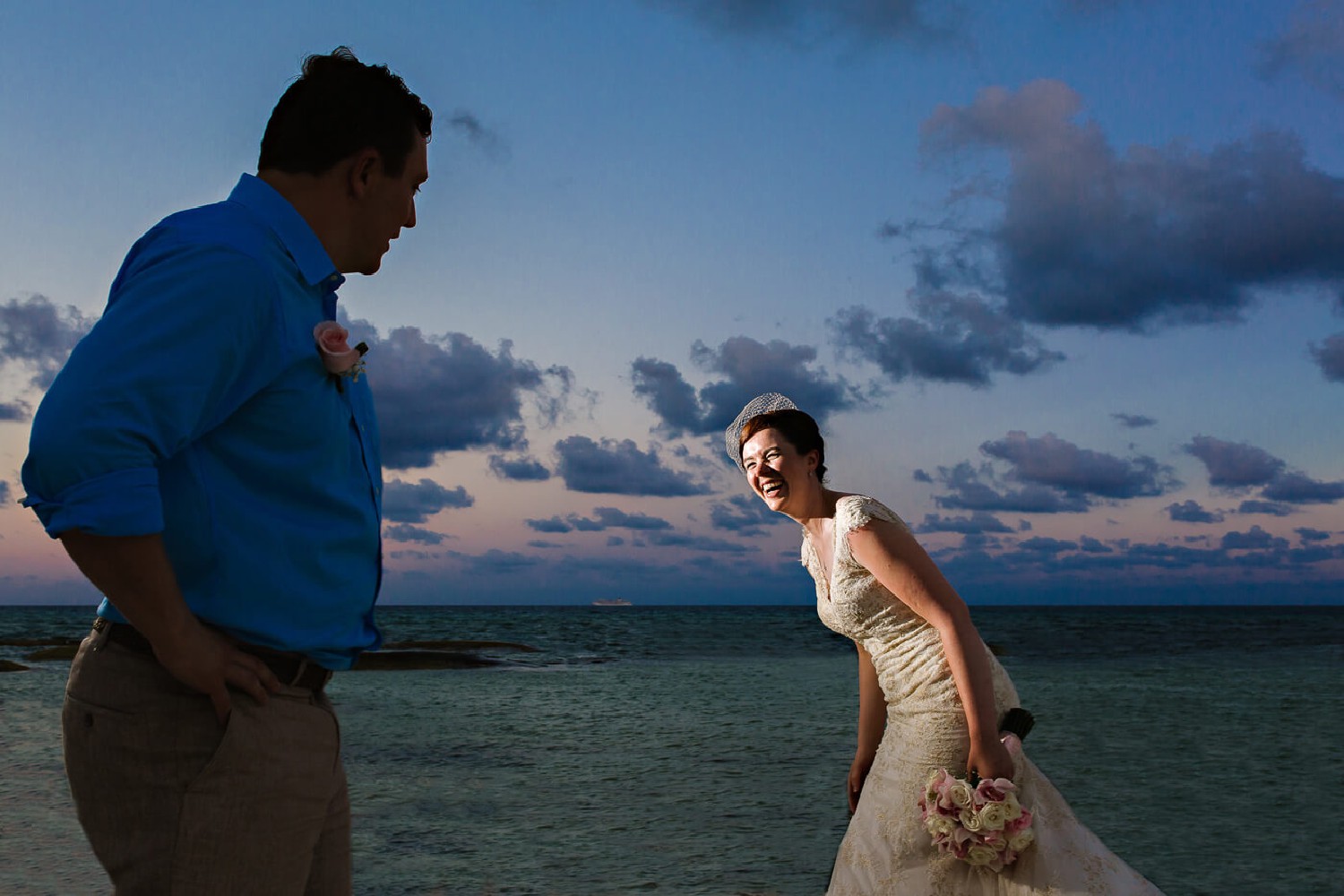 Bride getting ready at El Dorado Royale.