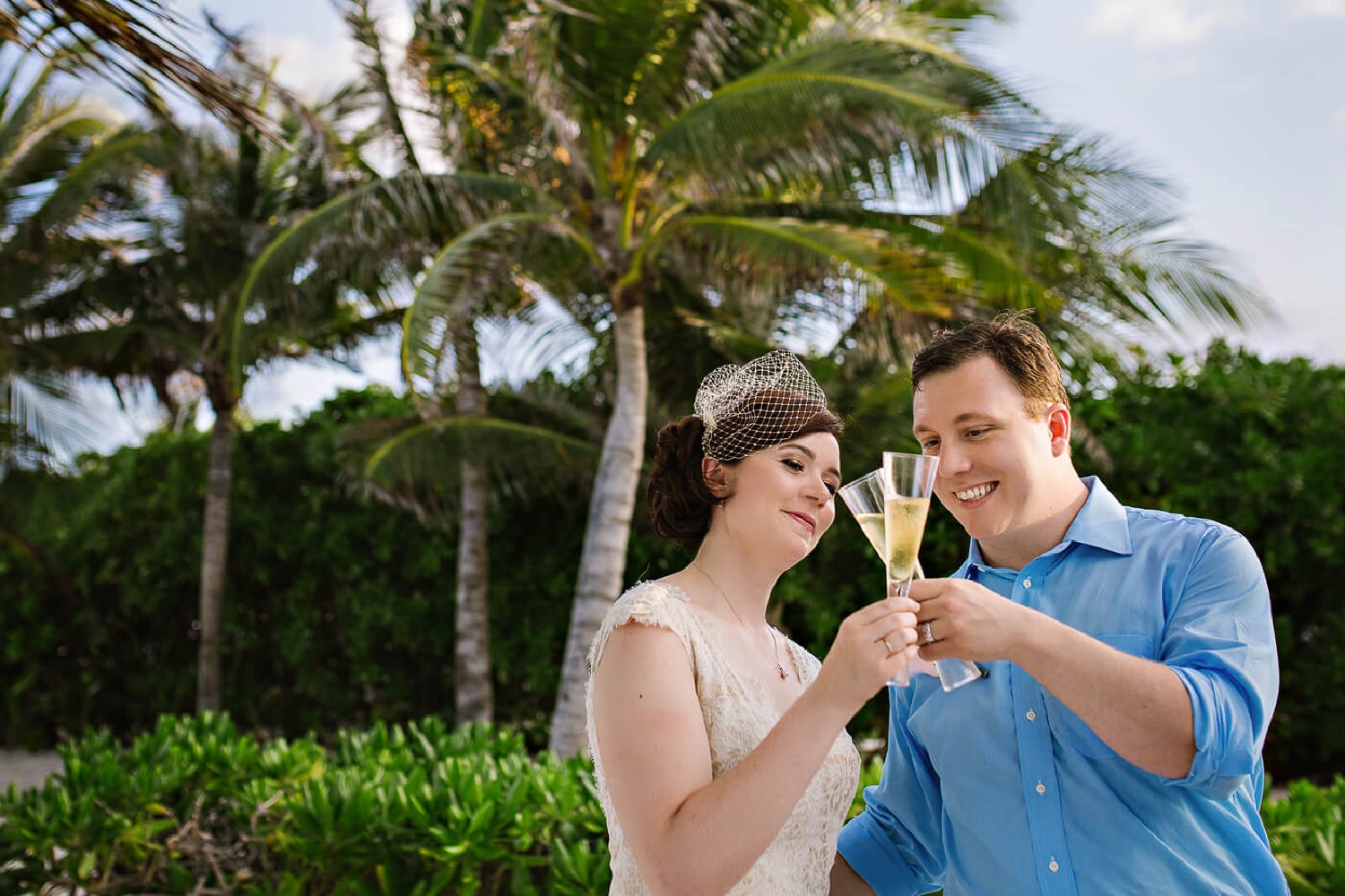 Wedding ceremony at El Dorado Royale.