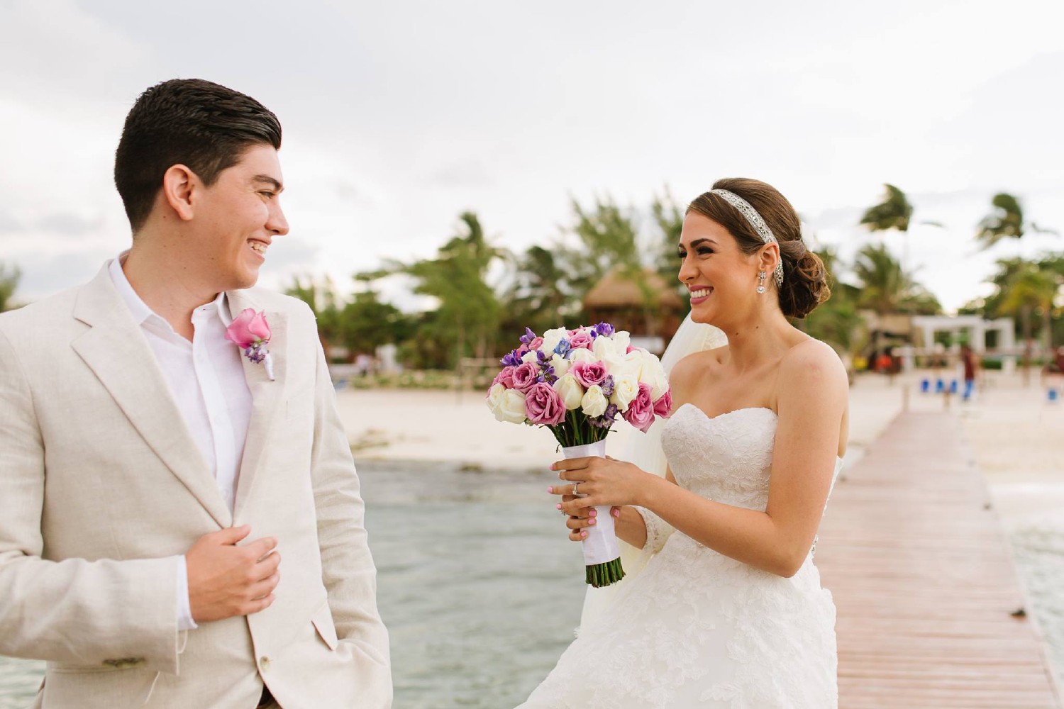 Destination wedding at Azul Fives.