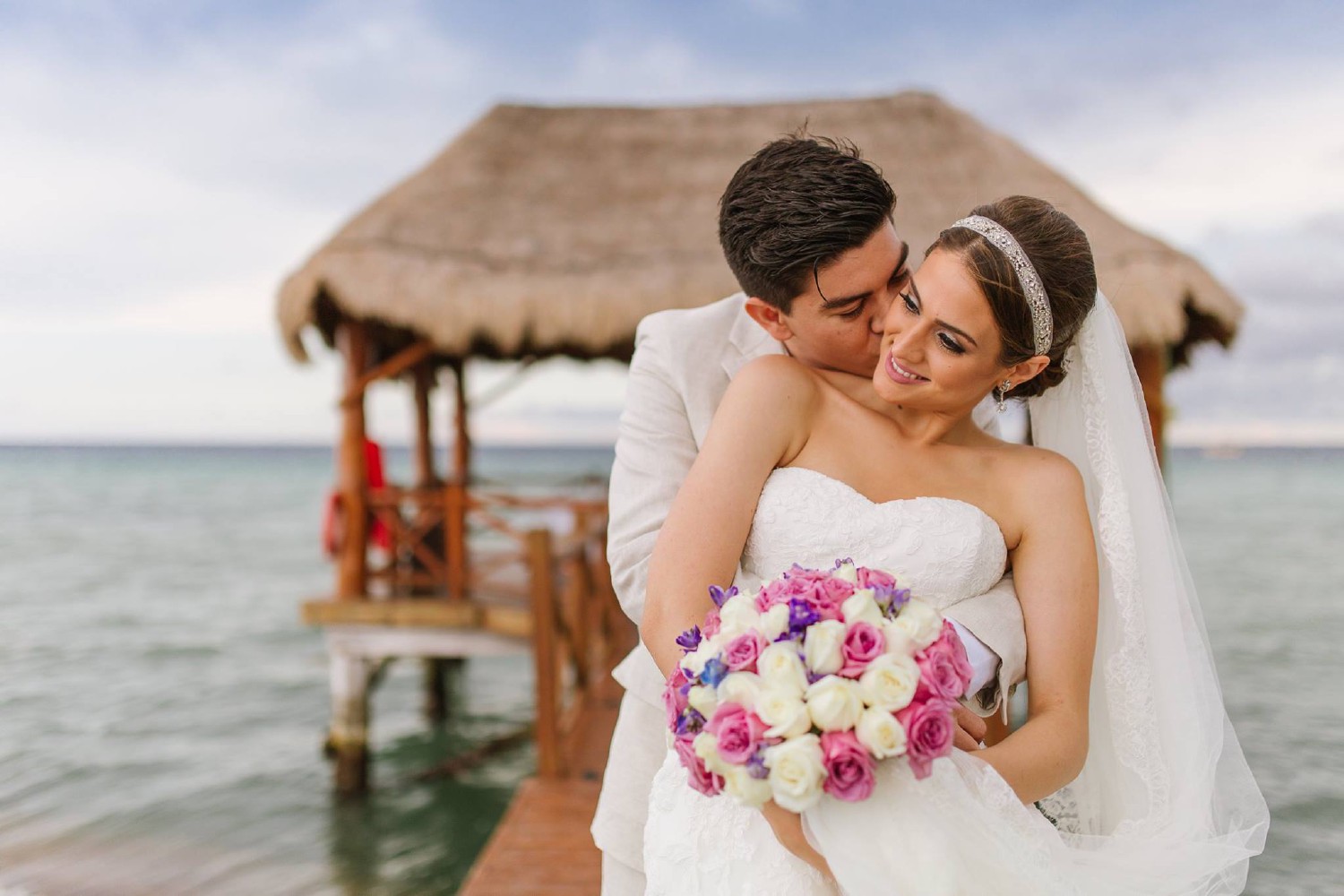 Wedding ceremony at Azul Fives.