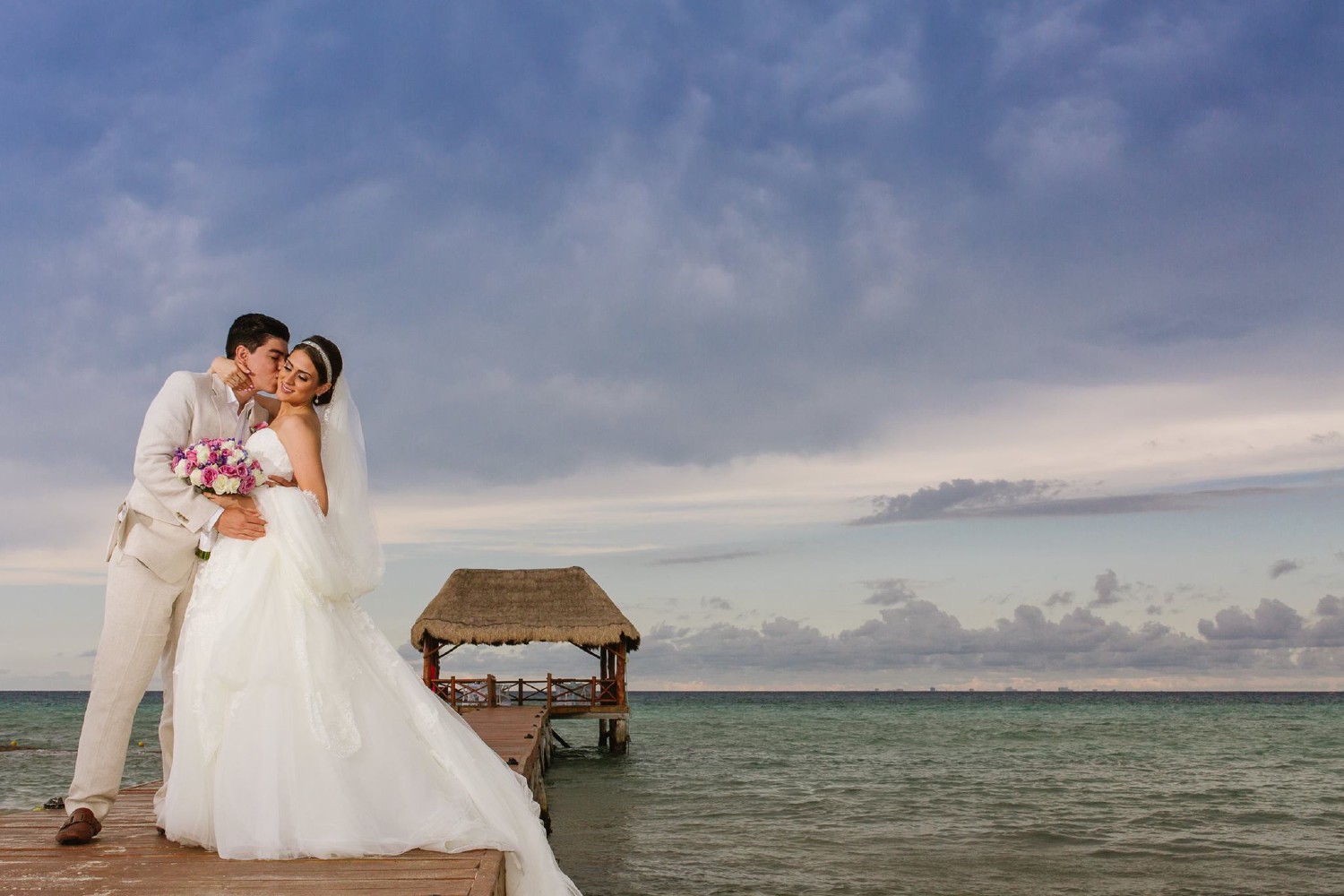Destination wedding at Azul Fives.