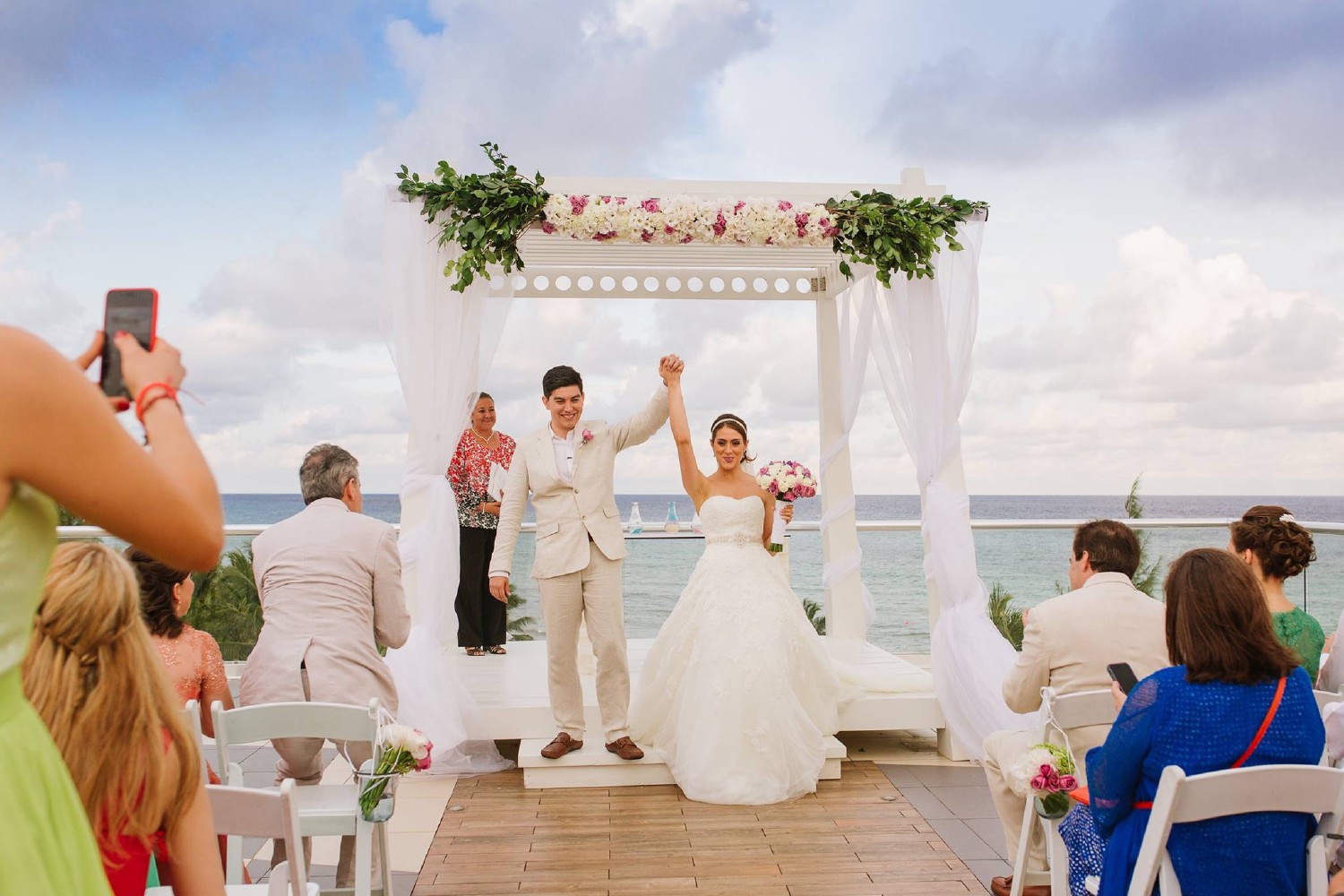 Destination wedding at Azul Fives.