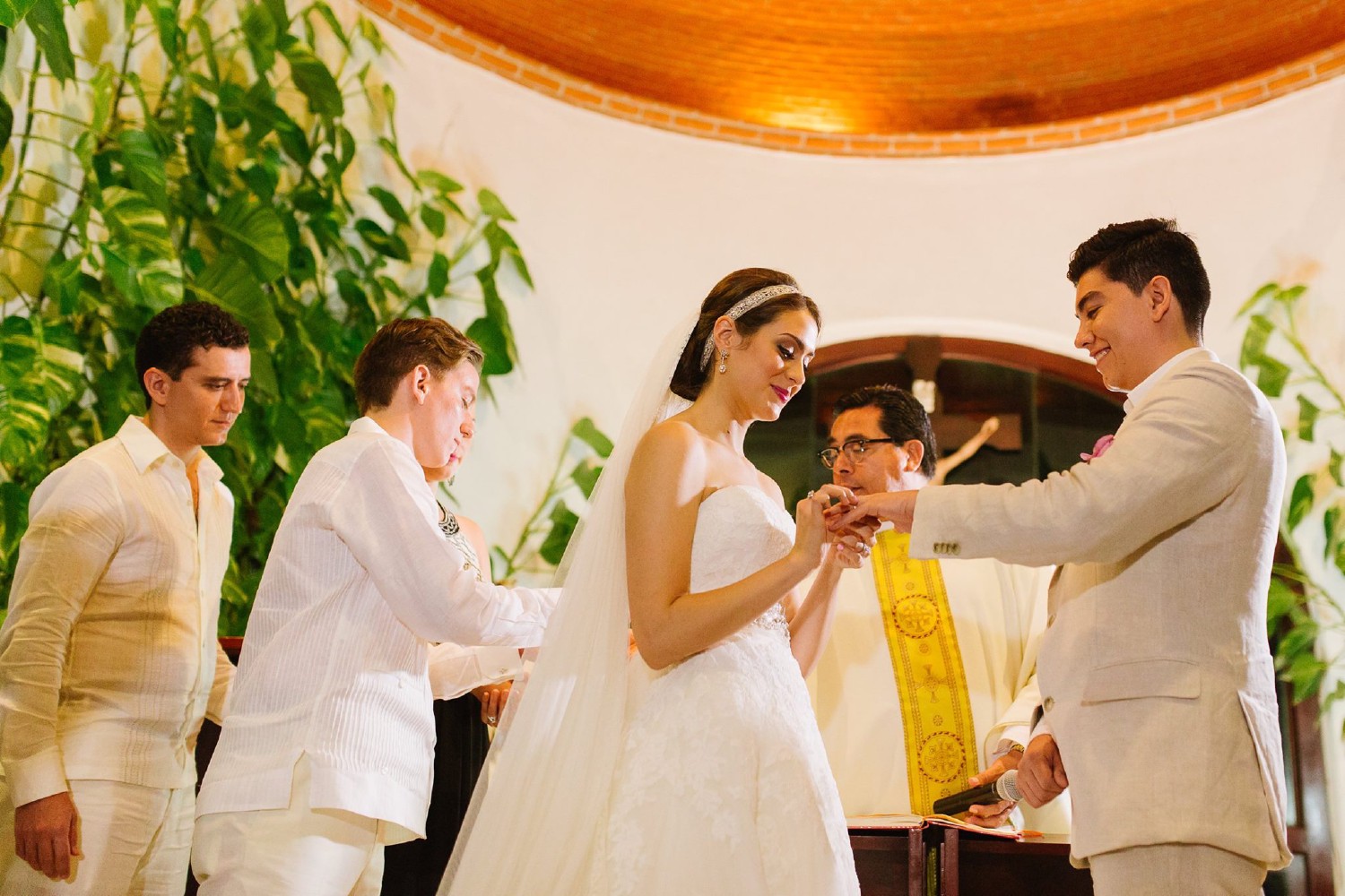 Destination wedding at Azul Fives.