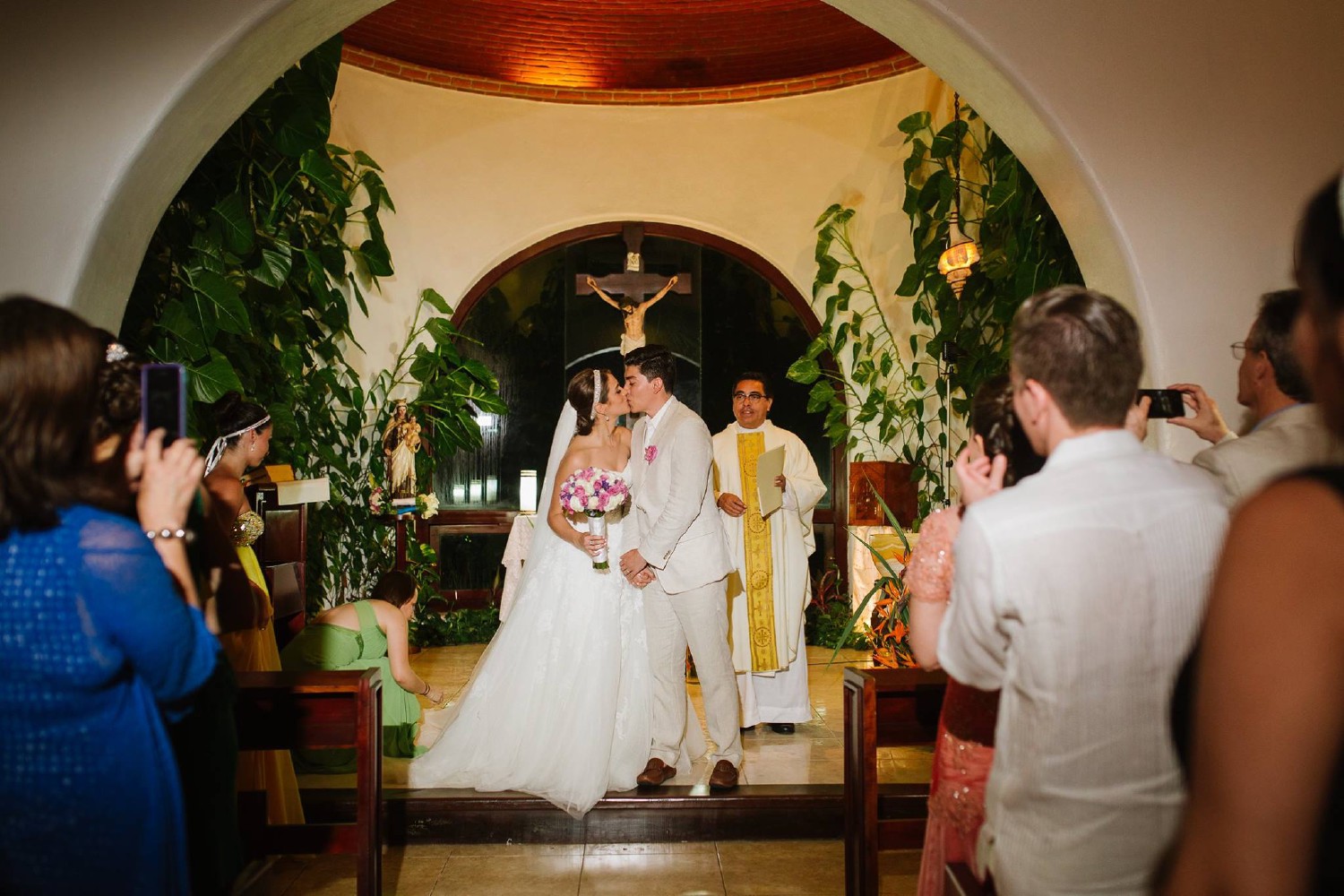 Wedding ceremony at Azul Fives.