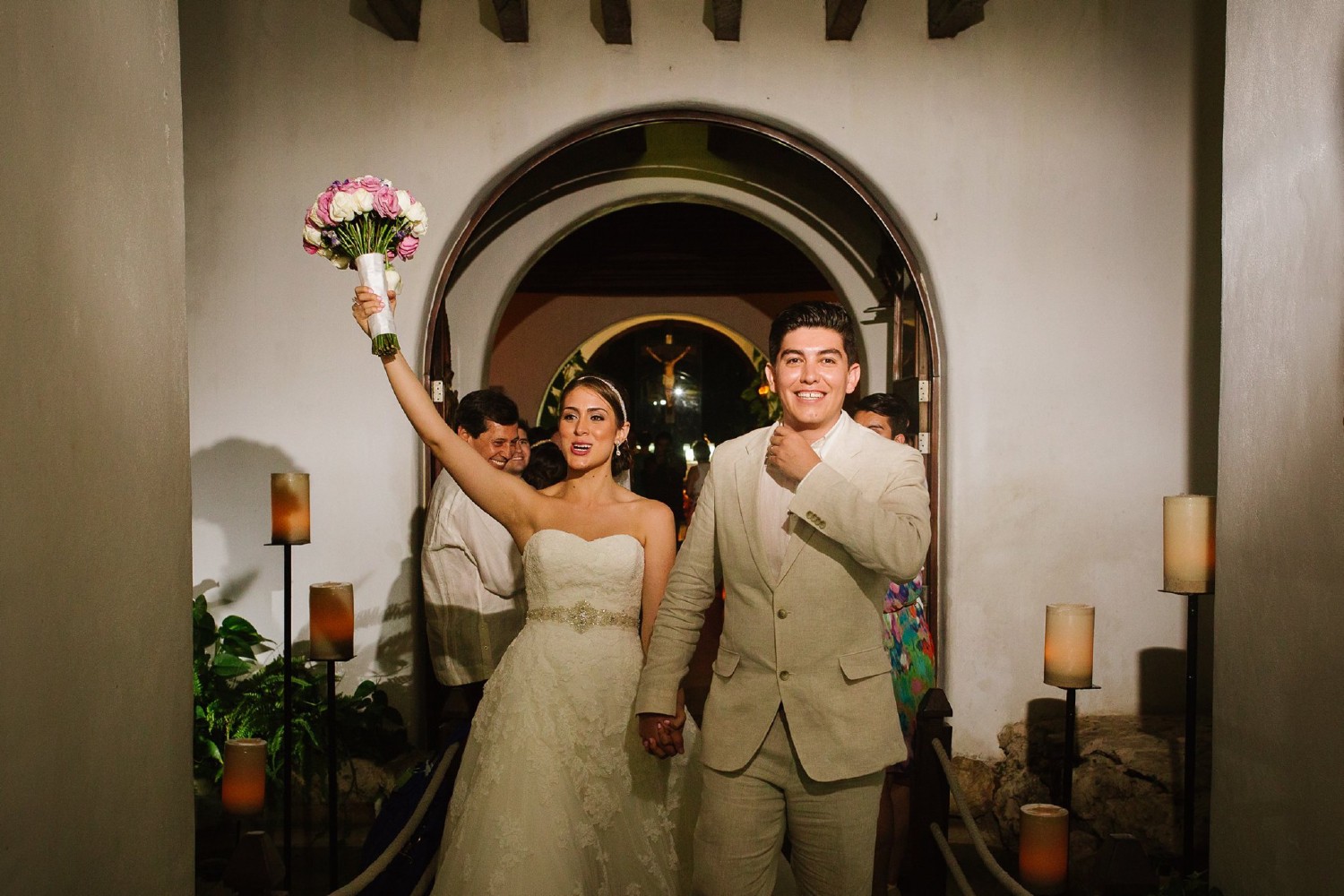 Wedding photos at Azul Fives.