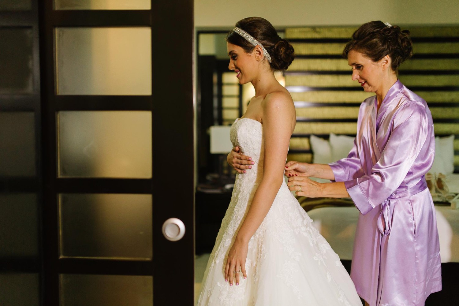 Wedding ceremony at Azul Fives.