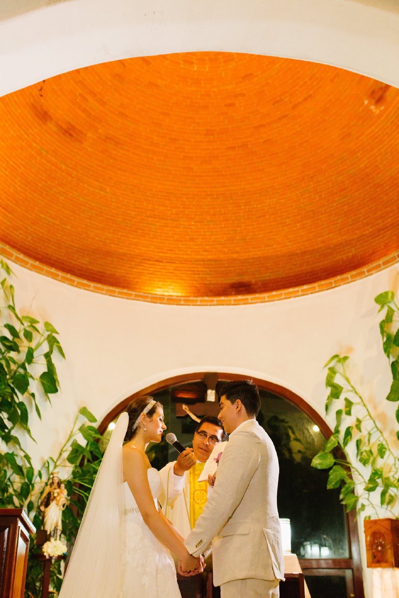 Bride and Groom at Azul Fives.