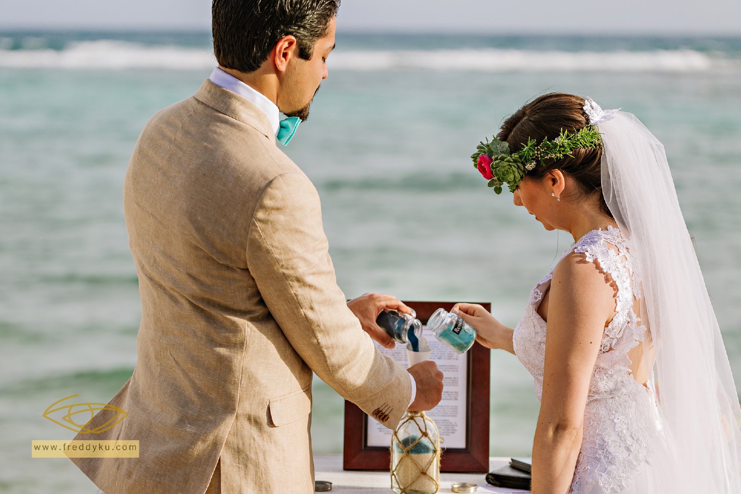 Wedding reception at Grand Oasis Tulum.