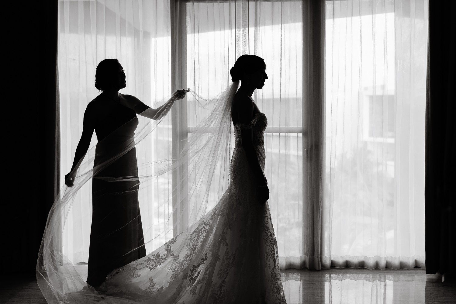 Bride and groom at Grand Palladium Bride and groom at Grand Palladium.