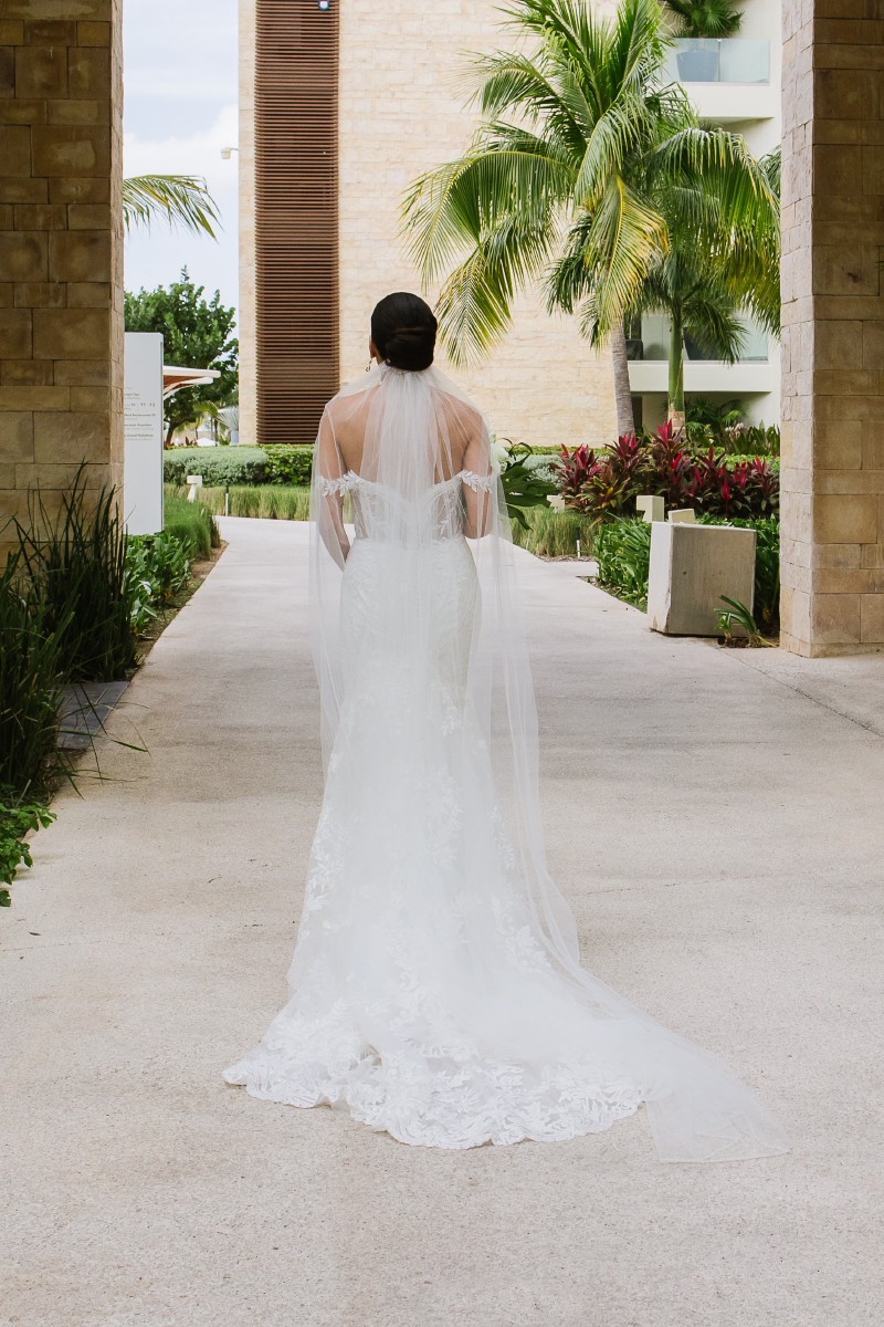 Bride portrait at Grand Palladium Bride portrait at Grand Palladium.