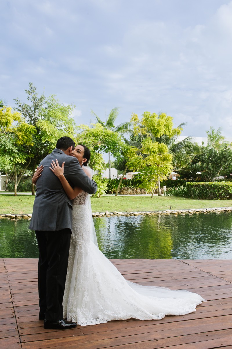 Newlywed couple at Grand Palladium Newlywed couple at Grand Palladium.