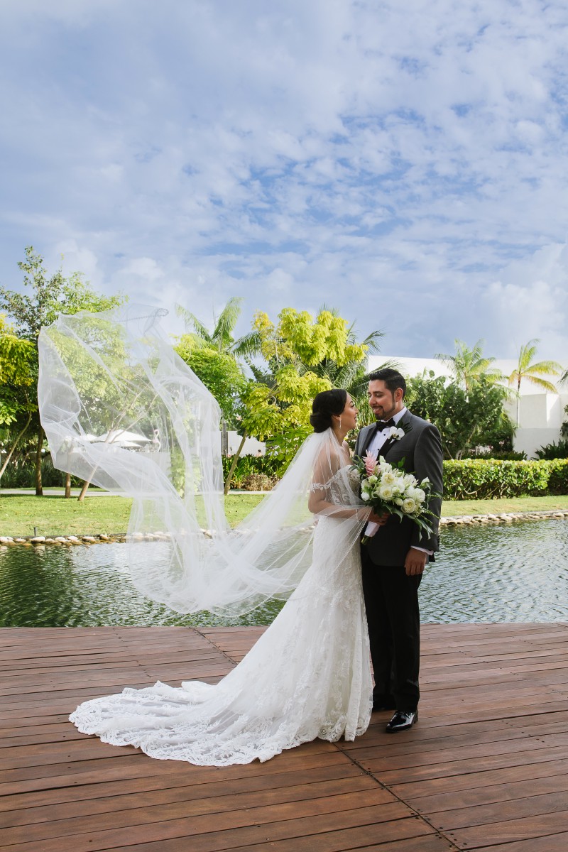 Bride and Groom at Grand Palladium Bride and Groom at Grand Palladium.