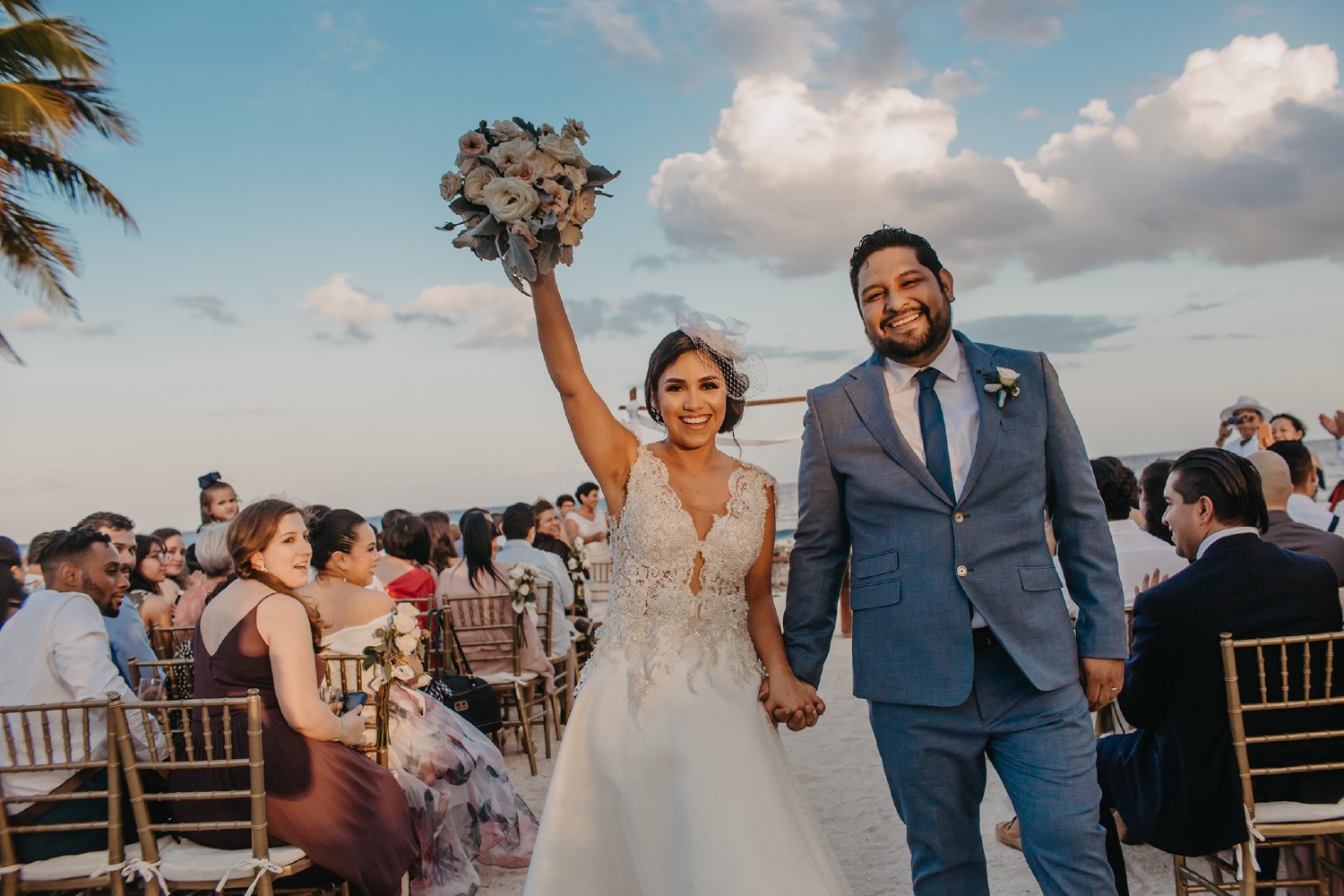 Wedding photos at Grand Sirenis.
