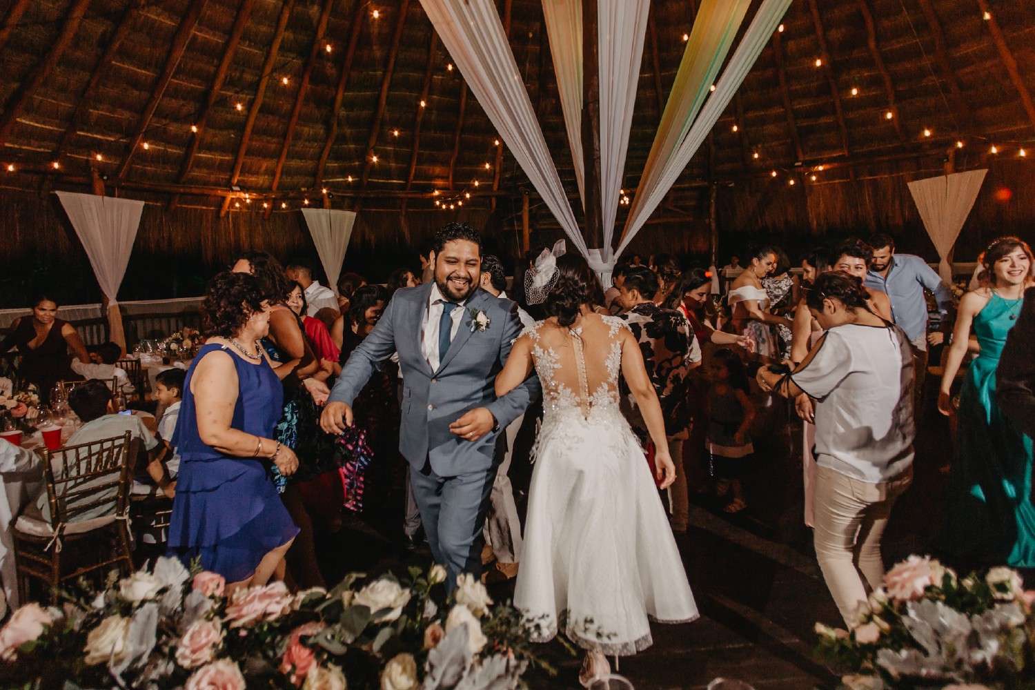 Wedding reception at Grand Sirenis.
