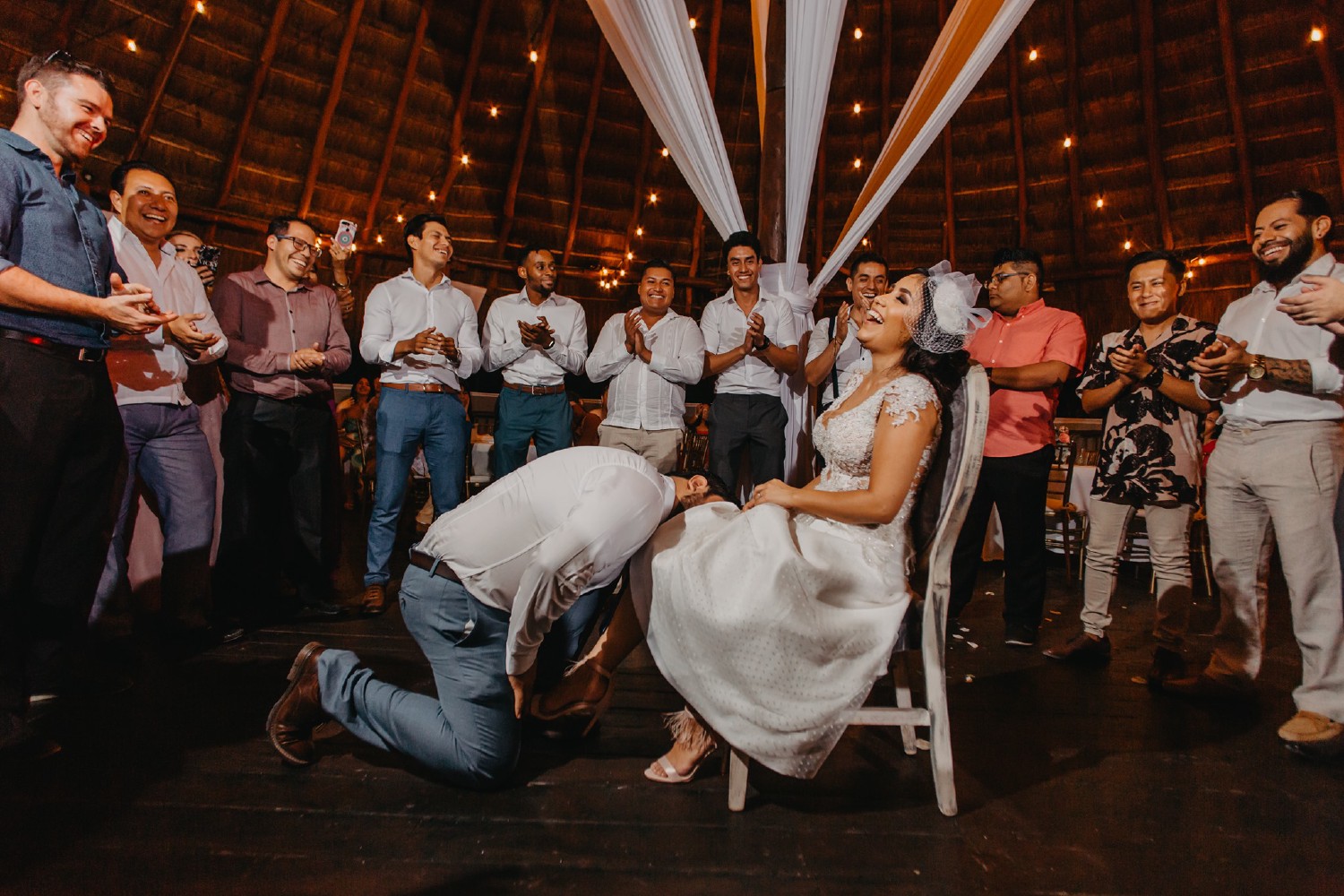 Bride getting ready at Grand Sirenis.
