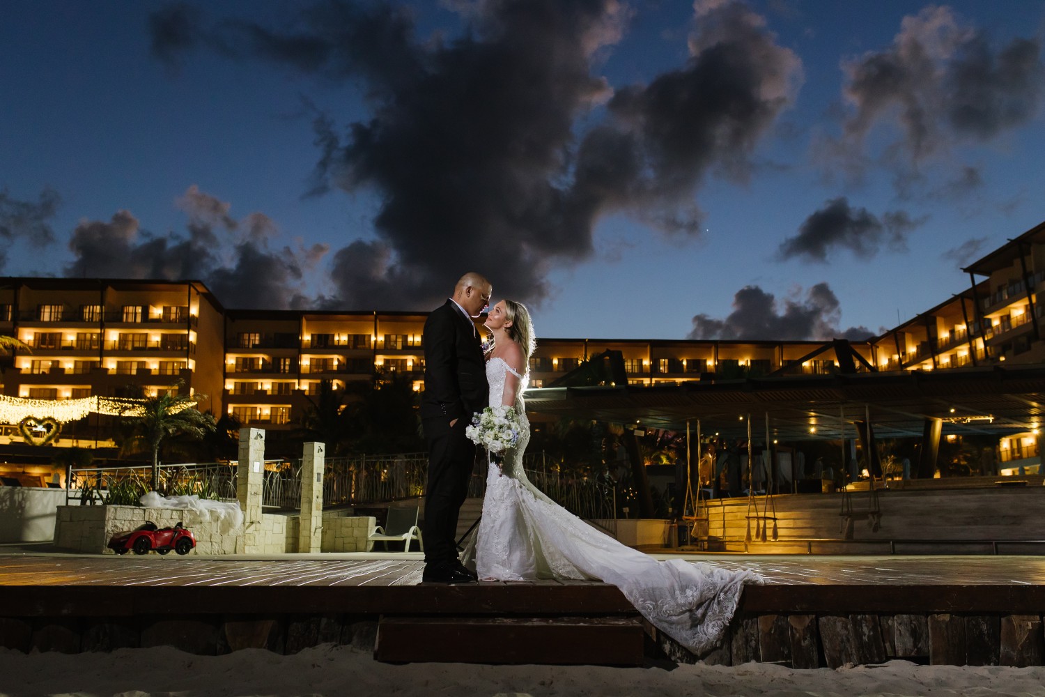 Wedding ceremony at Hyatt Dreams Natura Wedding ceremony at Hyatt Dreams Natura.
