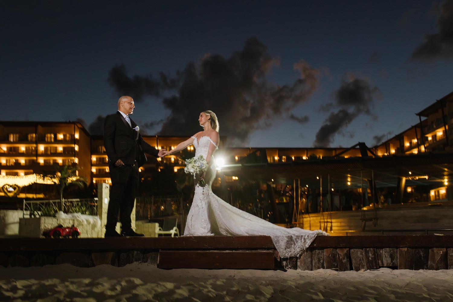 Wedding reception at Hyatt Dreams Natura Wedding reception at Hyatt Dreams Natura.