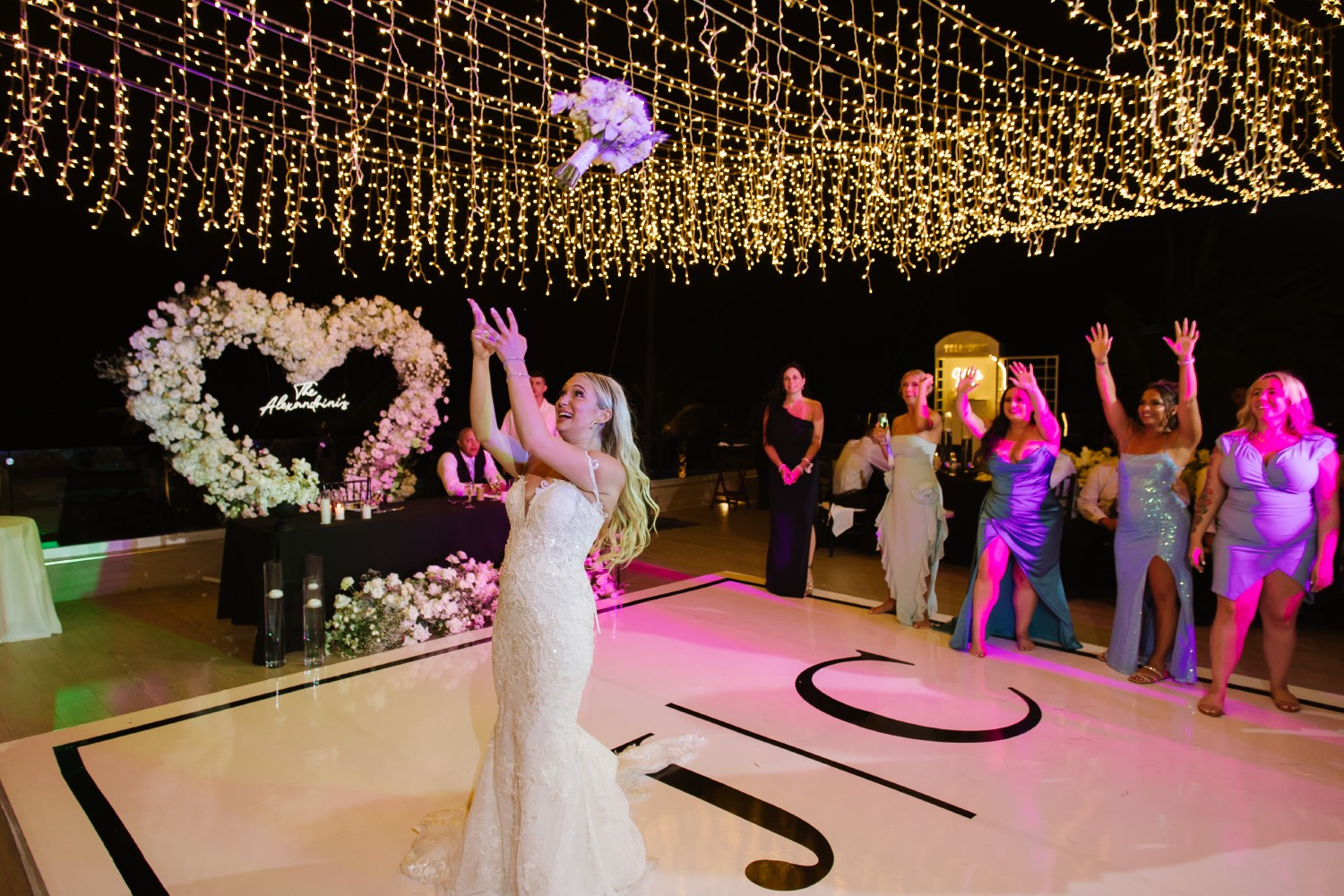 Bride and groom at Hyatt Dreams Natura Bride and groom at Hyatt Dreams Natura.