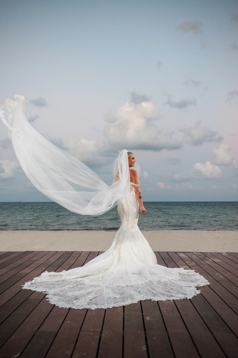 Bride portrait at Hyatt Dreams Natura Bride portrait at Hyatt Dreams Natura.