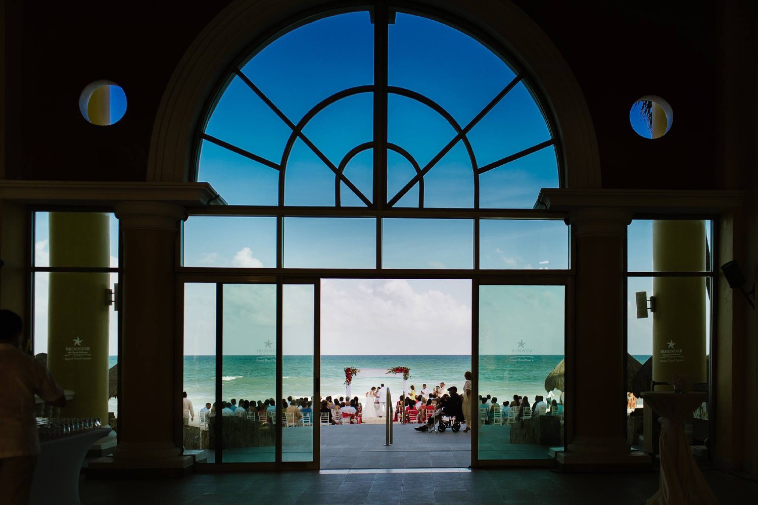 Bride getting ready at Iberostar Grand Paraiso Bride getting ready at Iberostar Grand Paraiso.