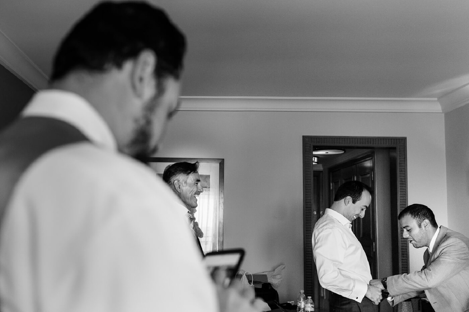 Wedding photos at JW Marriott.