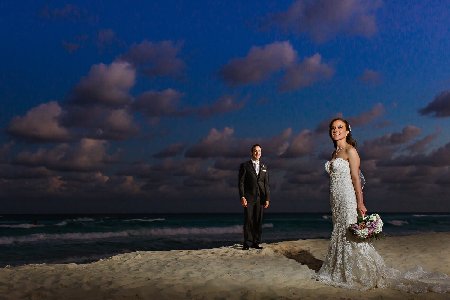 Bridal portrait at JW Marriott.
