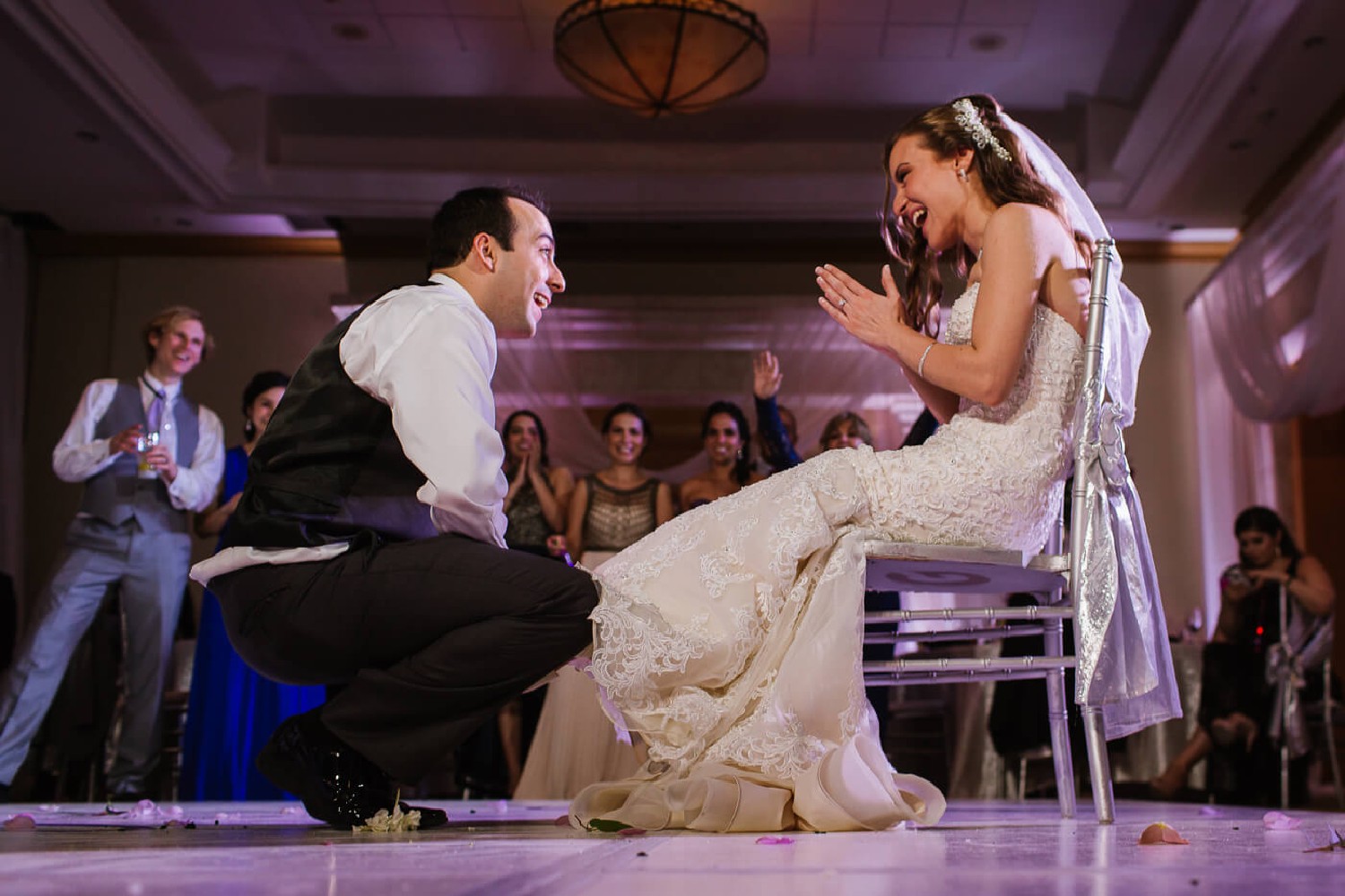 Wedding photos at JW Marriott.