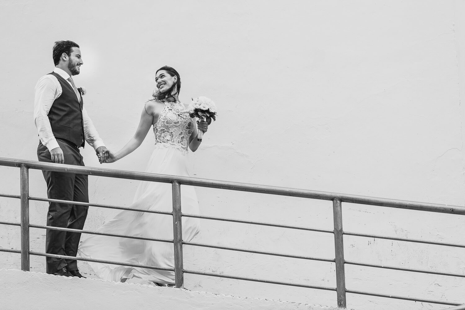 Wedding ceremony at Mandala Beach Club.