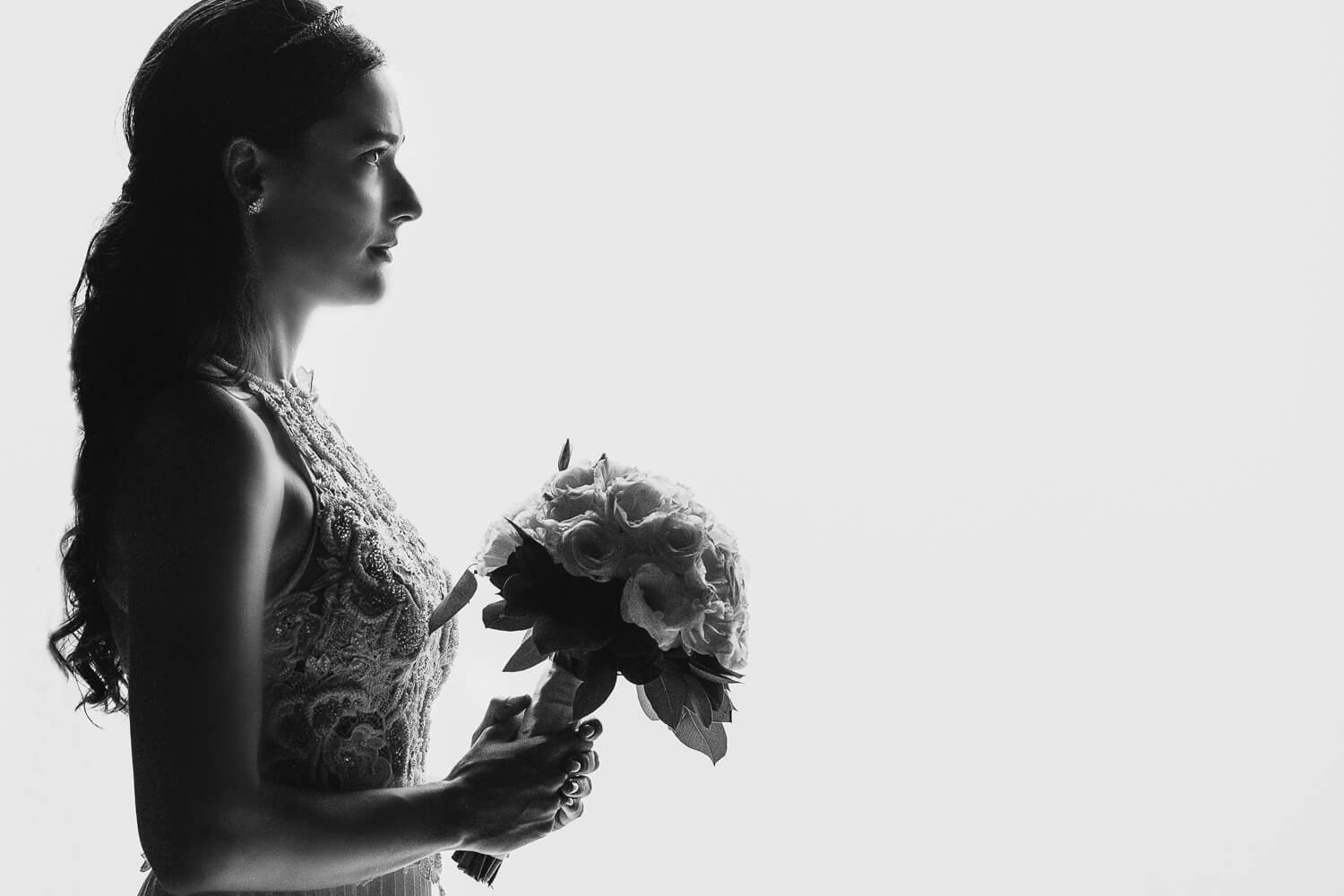 Bridal portrait at Mandala Beach Club.