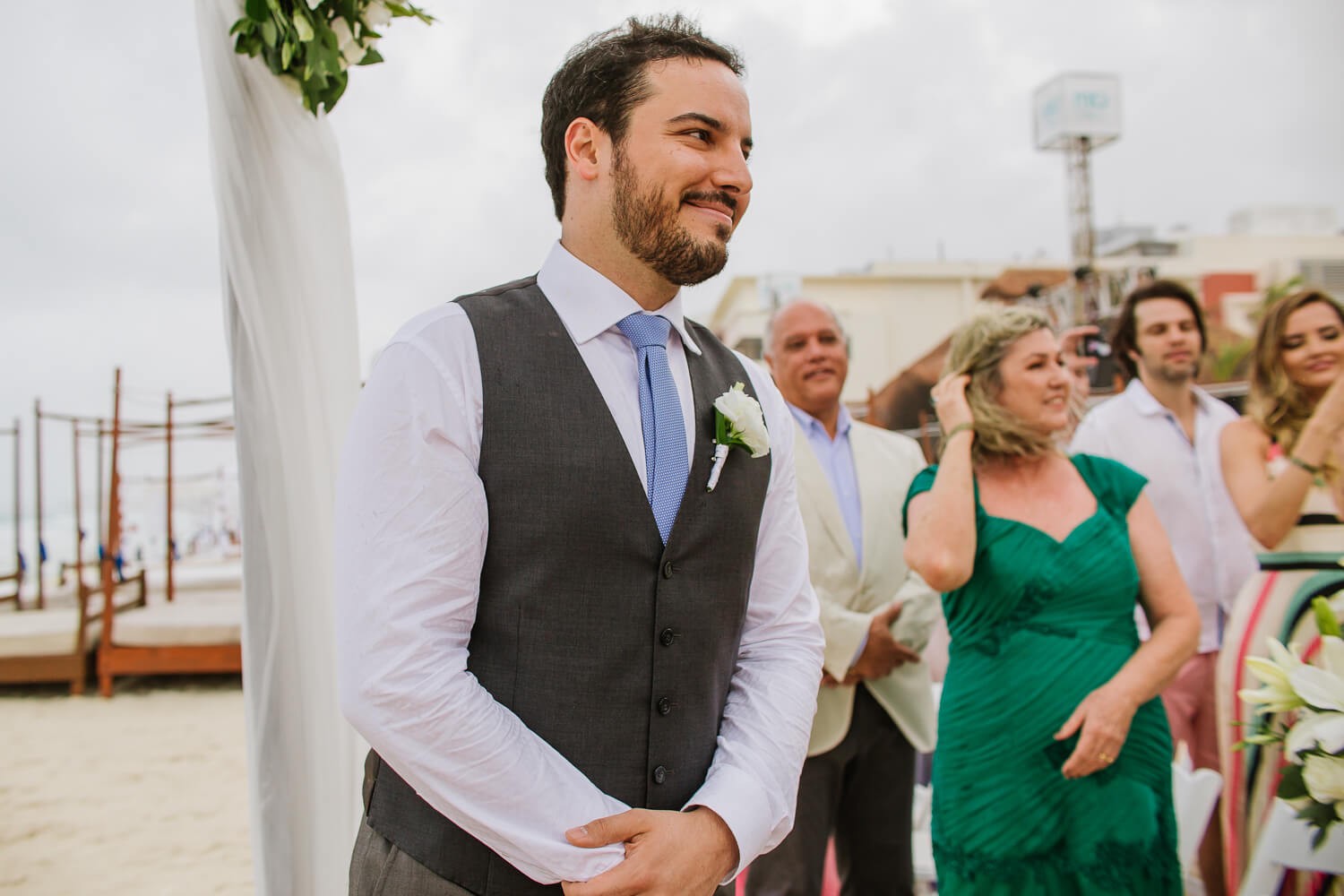 Destination wedding at Mandala Beach Club.