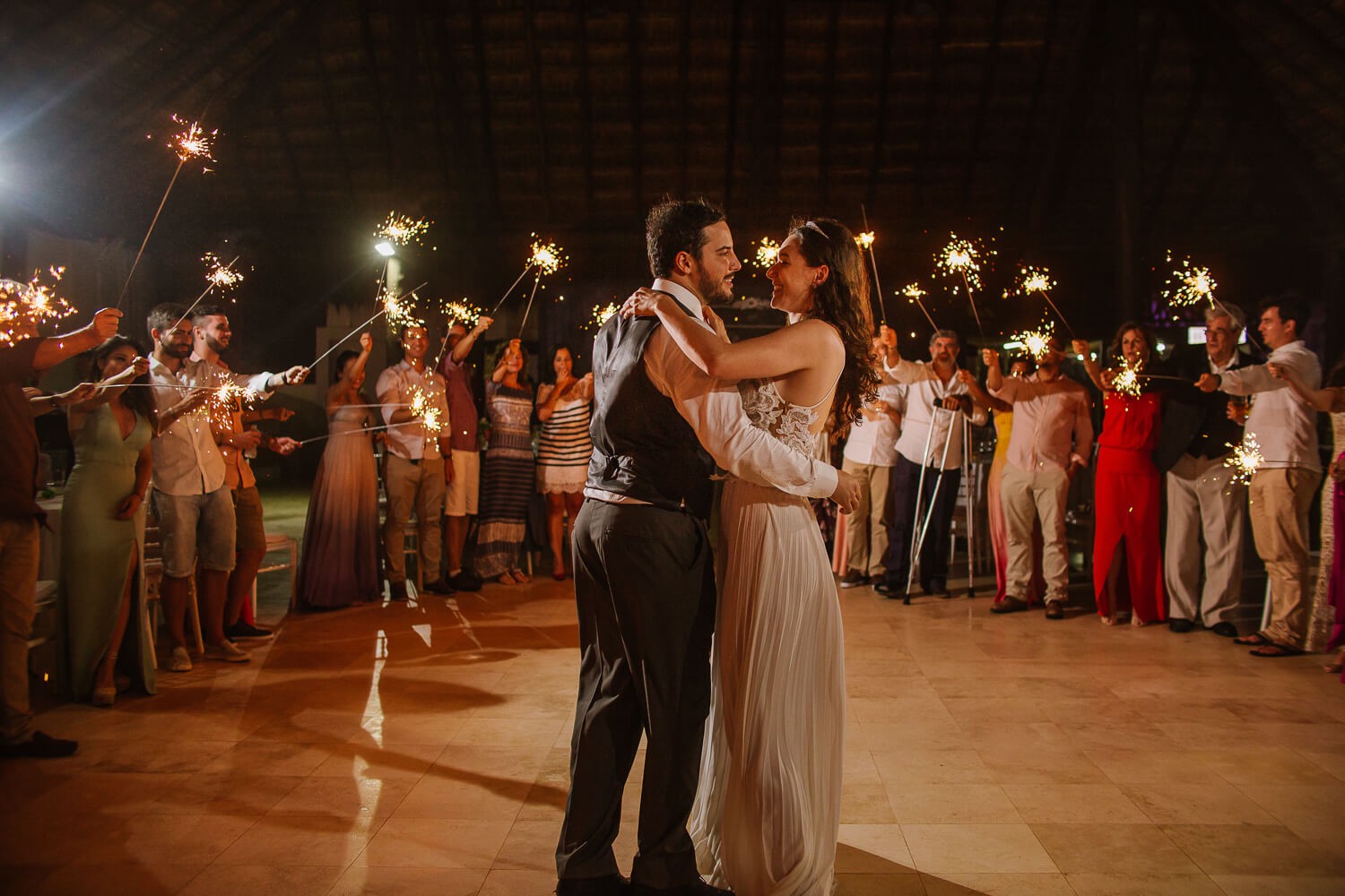 Wedding reception at Mandala Beach Club.
