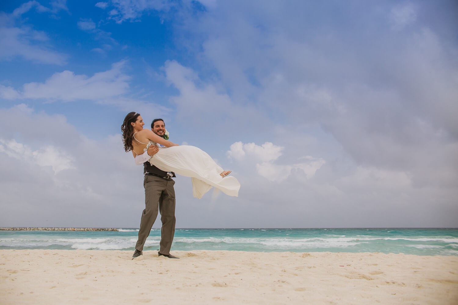 Destination wedding at Mandala Beach Club.