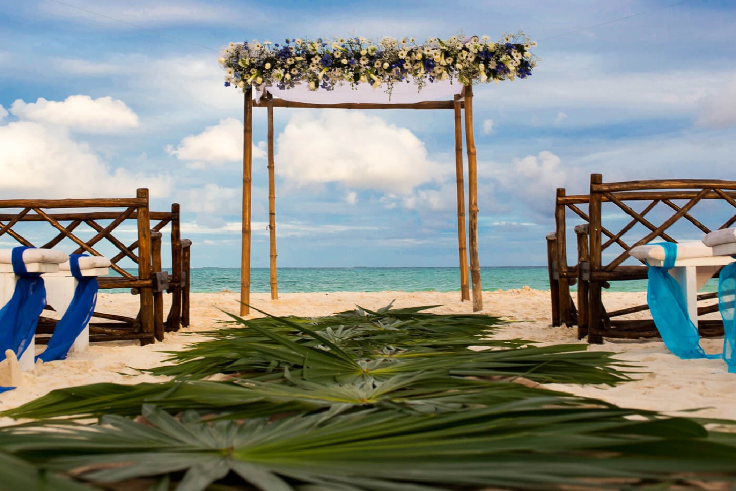 Bride getting ready at Maroma.