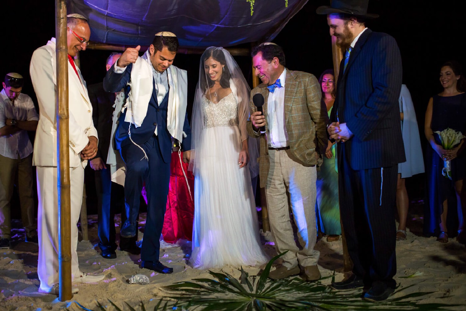 Wedding ceremony at Maroma.