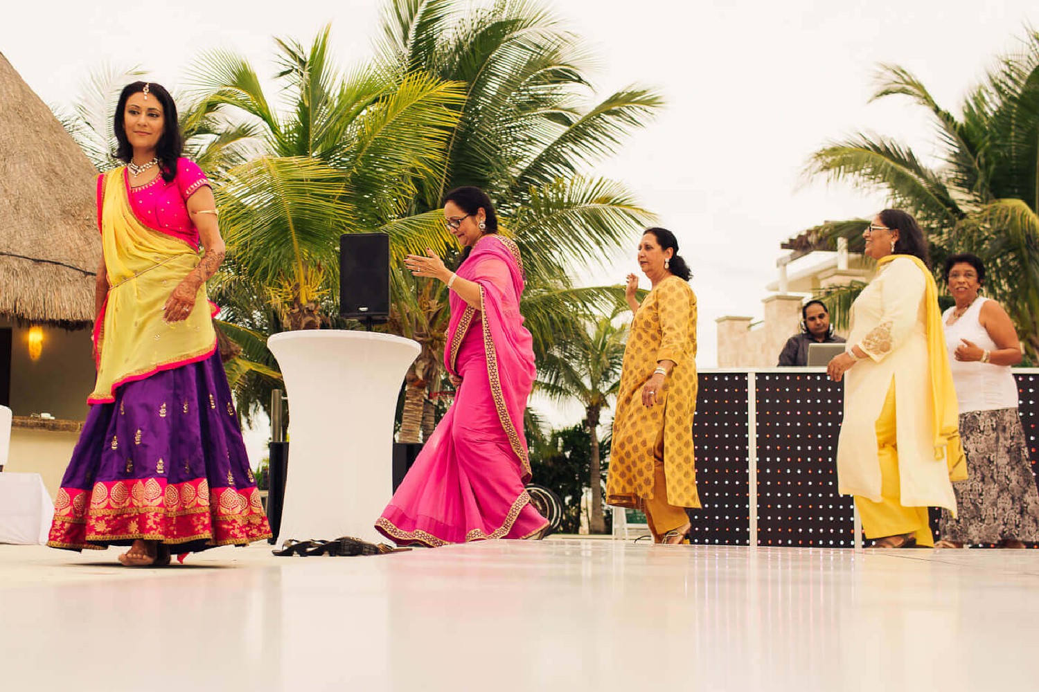 Destination wedding at Moon Palace.