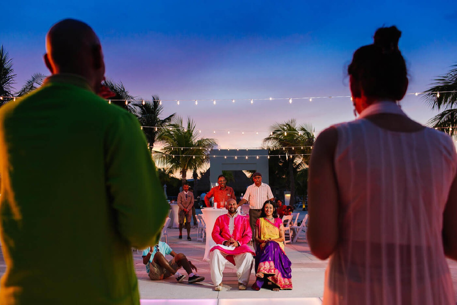 Wedding ceremony at Moon Palace.