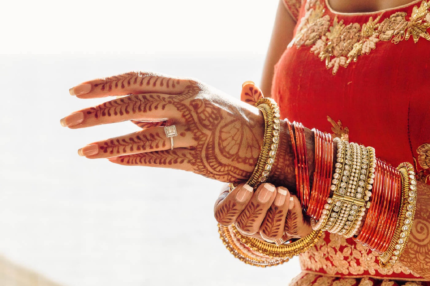 Bridal portrait at Moon Palace.
