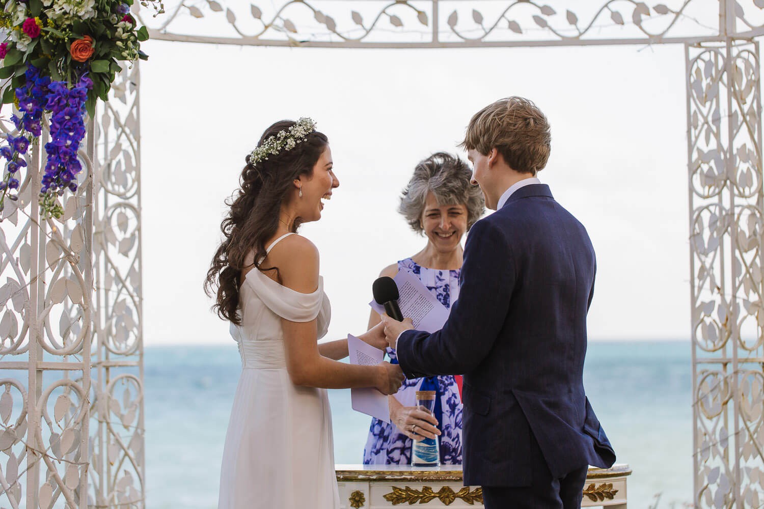 Bride and groom at Ocean Events Bride and groom at Ocean Events.