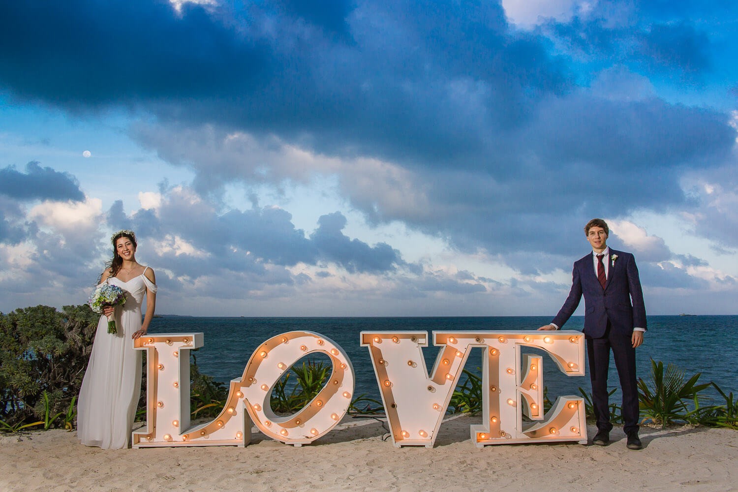 Bride and groom at Ocean Events Bride and groom at Ocean Events.