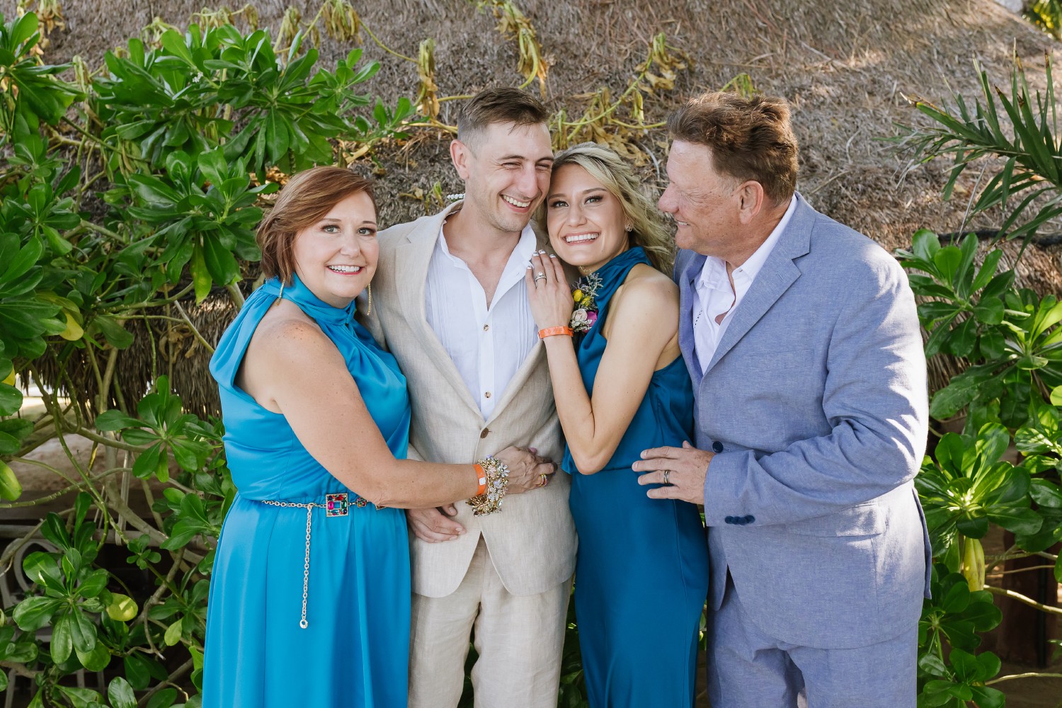 Wedding ceremony at Ocean Weddings Cancun.