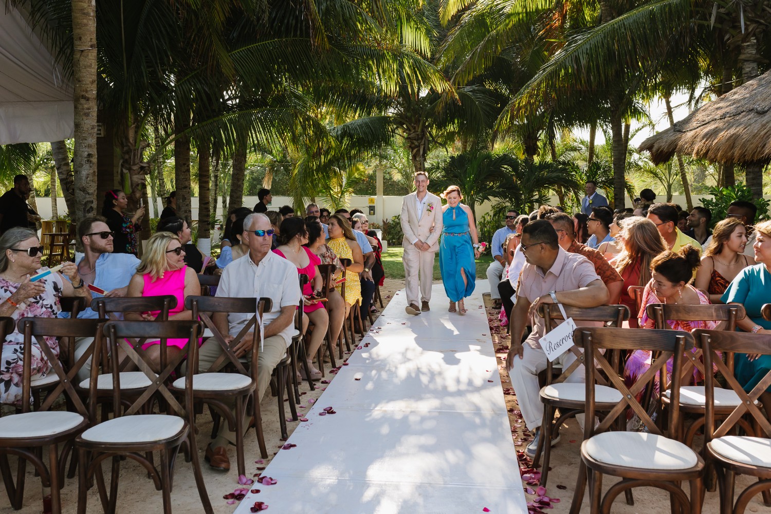 Wedding photos at Ocean Weddings Cancun.