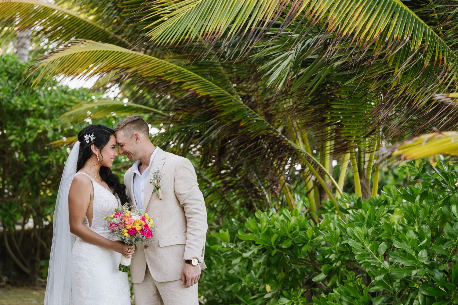 Wedding photos at Ocean Weddings Cancun.