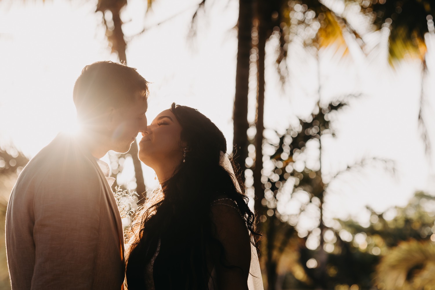 Bridal portrait at Ocean Weddings Cancun.