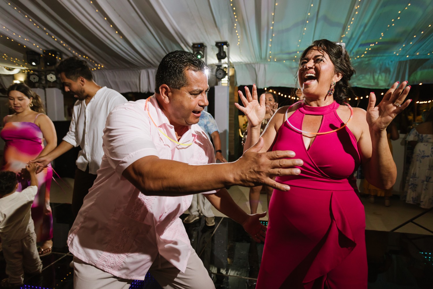 Destination wedding at Ocean Weddings Cancun.
