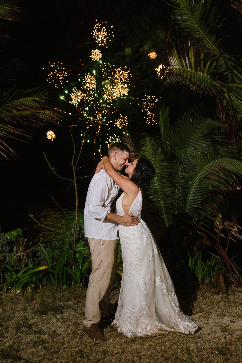 Bride portrait at Ocean Weddings Cancun.