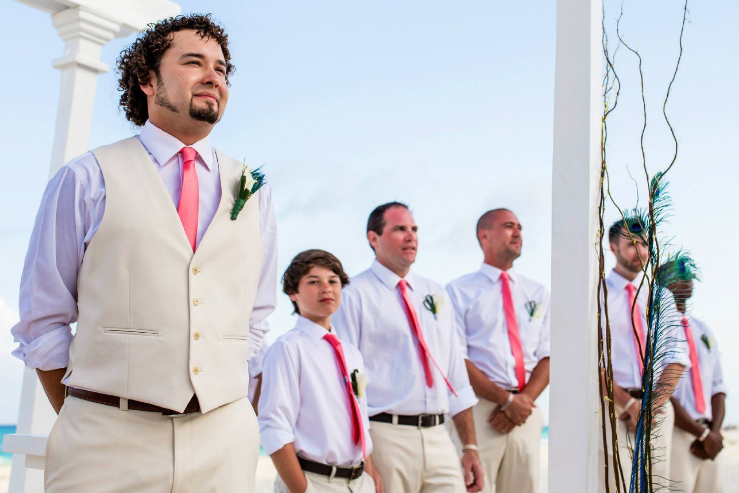 Wedding photos at Playacar Palace.