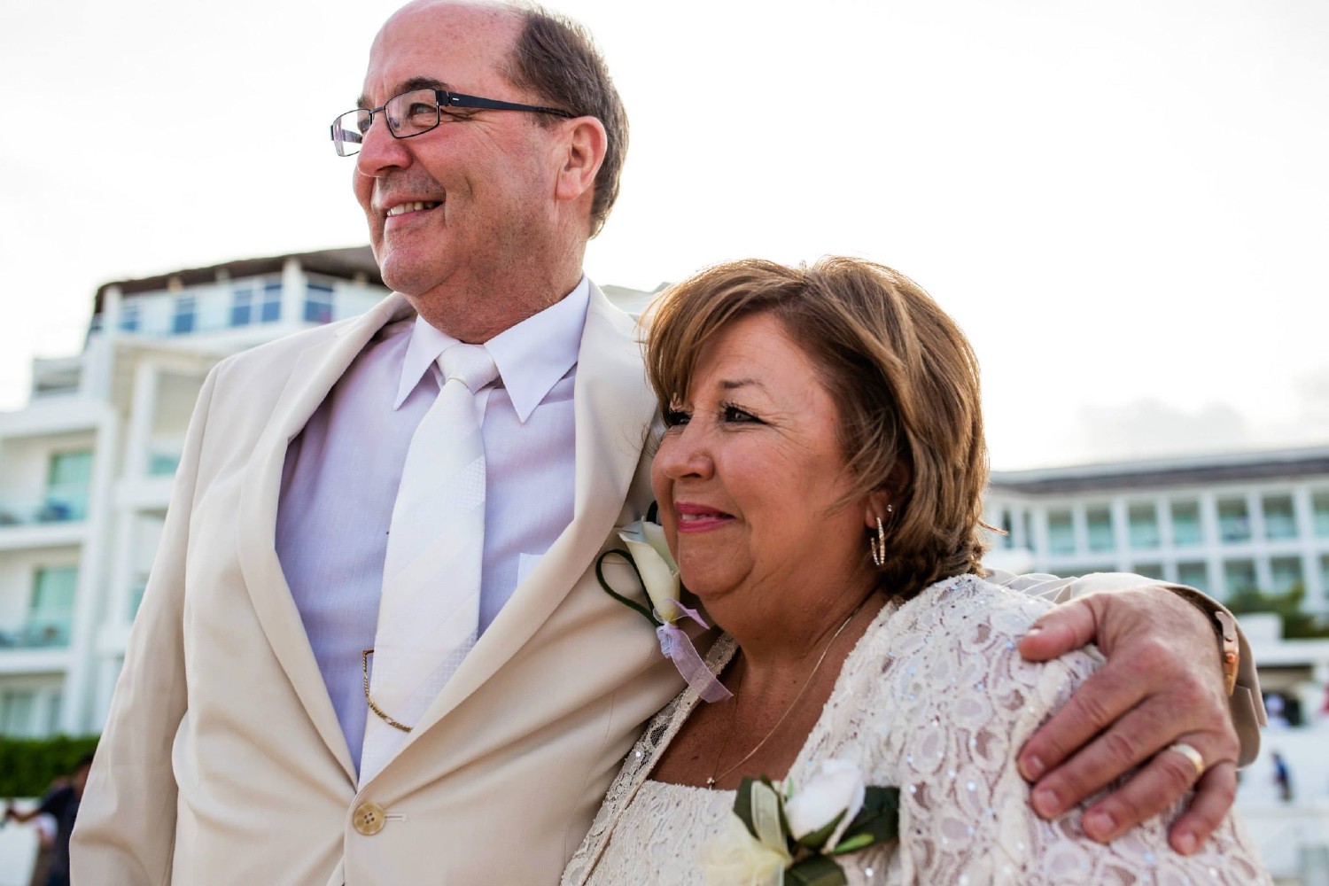 Destination wedding at Playacar Palace.