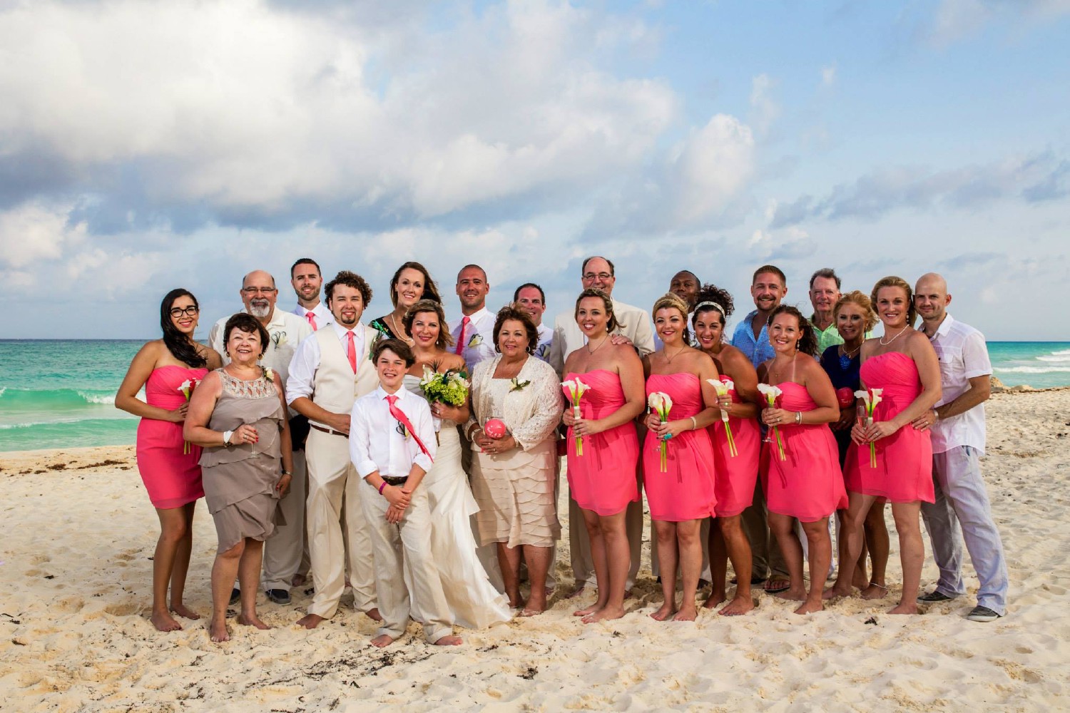 Destination wedding at Playacar Palace.