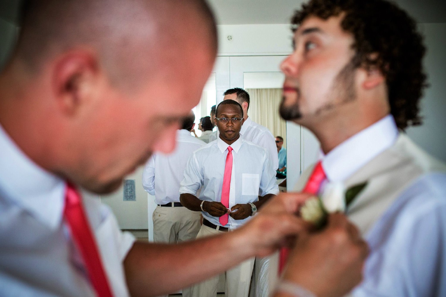 Wedding ceremony at Playacar Palace.