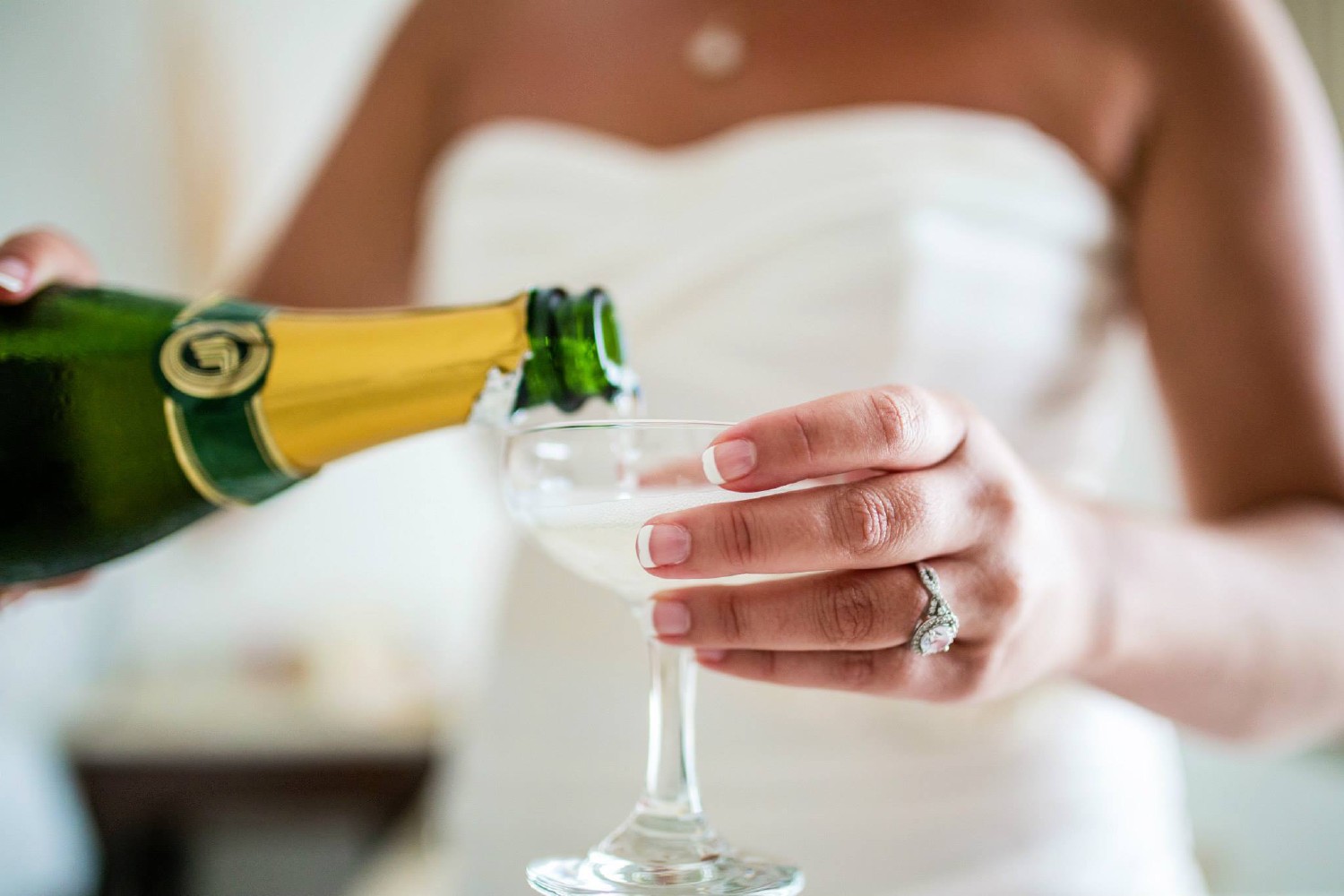 Bride getting ready at Playacar Palace.
